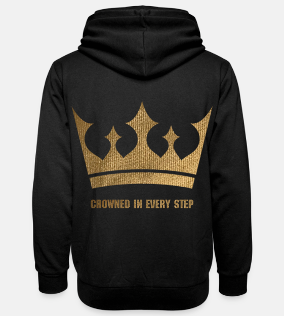 CROWNED HOODIE - BLACK